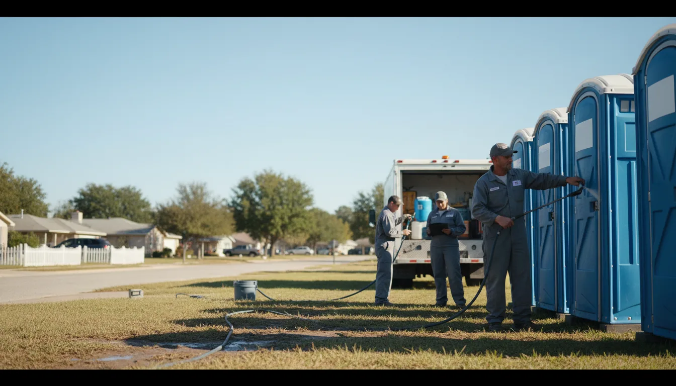 Long-Term Portable Toilet Rental in Pine Ridge, SD near me